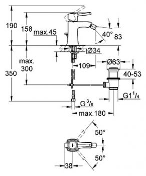 Смеситель Grohe Grandera 23315000 для биде