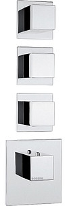 Термостат Bossini Cube 3 Outlets LP Z032205 для ванны с душем, хром