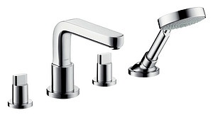 Смеситель Hansgrohe Metris S 31446000 на борт ванны