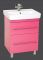 Мебель для ванной Misty Елена 60 розовая, с 2-мя ящиками