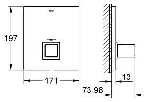 Термостат Grohe Grohtherm Cube 19961000