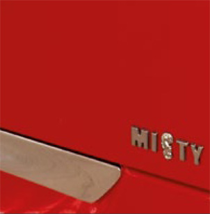 Мебель для ванной Misty Жасмин 65 красная эмаль