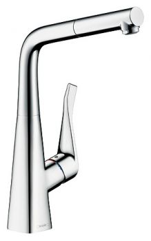 Смеситель Hansgrohe Metris 14821000 для кухонной мойки