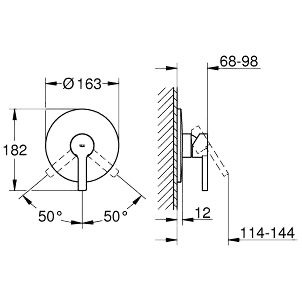 Смеситель Grohe Lineare 19296000 для душа