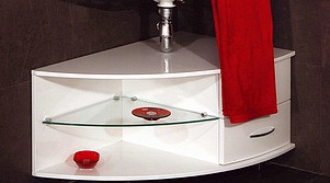 Мебель для ванной De Aqua Трио R фурнитура хром