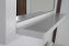 Мебель для ванной ASB-Mebel Флоренция 105 белая патина серебро, массив ясеня