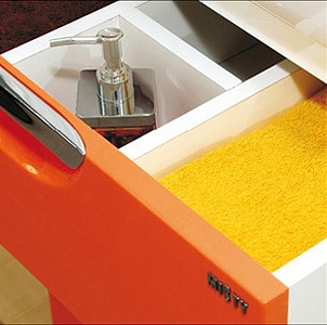 Мебель для ванной Misty Жасмин 70 оранжевая эмаль