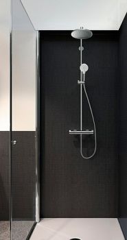 Душевая стойка Hansgrohe Crometta S 240 1jet Showerpipe EcoSmart 27268000 9 л