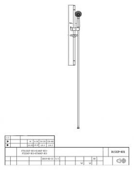 Душевой гарнитур Bravat Eco D152CP