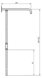 Душевая стойка Migliore Retro ML.RTR-36.219.D2 Br