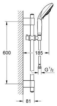 Душевой гарнитур Grohe Rainshower Classic 28767001