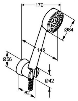 Душевой гарнитур Kludi Zenta 6065091-00