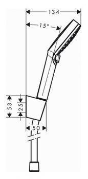 Душевой гарнитур Hansgrohe Crometta Vario 26692400 1,6 м