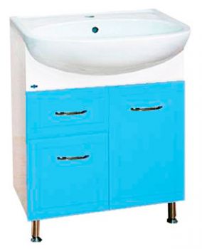 Мебель для ванной Misty Уют 60 с 1 ящиком голубая