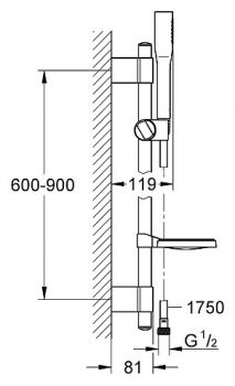 Душевой гарнитур Grohe Euphoria Cosmopolitan 27368000