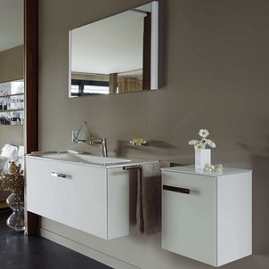 Мебель для ванной Keuco Royal Universe белая матовая 80 см