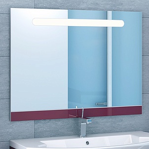 Мебель для ванной Gemelli Glass New Estra 108 подвесная 1 ящик colorglass