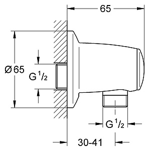 Шланговое подключение Grohe Movario 28405000