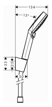 Душевой гарнитур Hansgrohe Crometta Vario 26691400 1,25 м