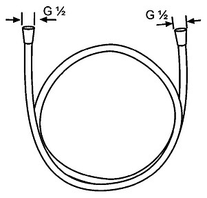 Душевой шланг Kludi Logoflex 6105505-00