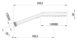 Душевая лейка Bossini Agua Fit Air B00174 CR