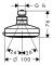 Верхний душ Hansgrohe Croma 100 Vario 27441000