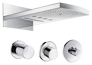 Верхний душ Hansgrohe Raindance Rainfall 240 AIR 3jet 28411000