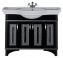 Мебель для ванной Aquanet Валенса 110 черный краколет/серебро