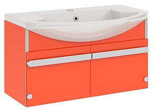 Мебель для ванной Gemelli Glass New 108 подвесная colorglass