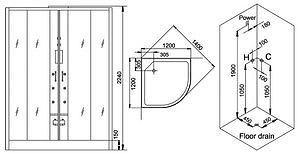 Душевая кабина Grande Home WS105 S6