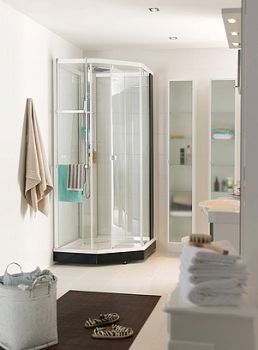 Душевая кабина IDO Showerama 8-5 90x90 стекло тонир.,  проф. серебристый