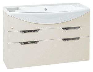 Мебель для ванной Gemelli Cosmo New 90 подвесная исполнение II бежевый глянец