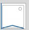 Душевой уголок GuteWetter Practic Square GK-404 правая 80x80 см стекло бесцветное, профиль матовый хром