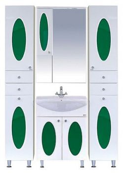 Мебель для ванной Misty Сидней 65 зеленая
