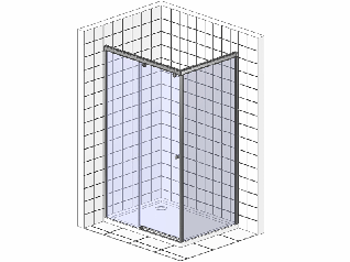 Душевой уголок GuteWetter Slide Rectan GK-863B левая 120x80 см стекло бесцветное, профиль хром