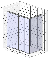 Душевой уголок GuteWetter Slide Rectan GK-865 левая 140x80 см стекло бесцветное, профиль хром