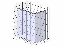 Душевой уголок GuteWetter Slide Rectan GK-865 левая 150x70 см стекло бесцветное, профиль хром