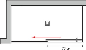 Душевой уголок GuteWetter Slide Rectan GK-863A левая 160x70 см стекло бесцветное, профиль хром