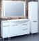 Мебель для ванной Gemelli Cosmo New 108 напольная исполнение II белый глянец