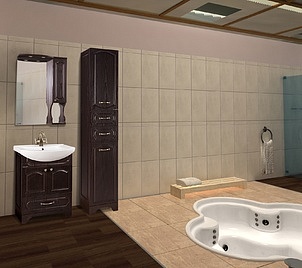 Мебель для ванной Bellezza Камелия 65 венге
