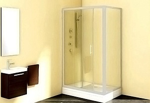 Душевая дверь в нишу Kolpa San Q-line TV/2D 100