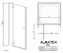 Душевая дверь в нишу Radaway Almatea DWJ 80 прозрачное стекло L