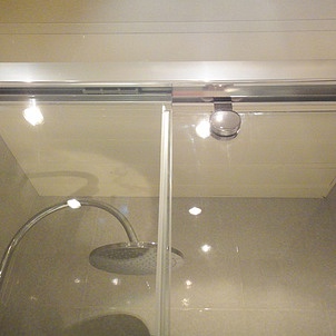 Душевая дверь в нишу GuteWetter Slide Door GK-862 левая 125 см стекло бесцветное, профиль хром