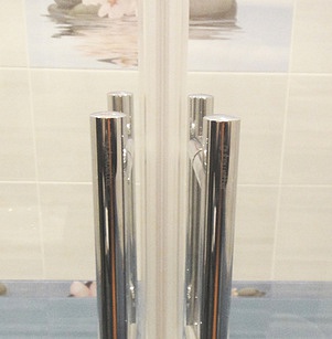Шторка на ванну GuteWetter Slide Part GV-864 180 см стекло бесцветное, профиль хром