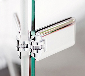 Шторка на ванну GuteWetter Trend Pearl GV-862A левая 100 см стекло бесцветное, фурнитура хром