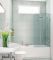 Шторка на ванну GuteWetter Trend Pearl GV-861A правая 60 см стекло бесцветное, фурнитура хром