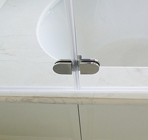 Шторка на ванну GuteWetter Lux Pearl GV-102 левая 80 см стекло бесцветное, профиль хром