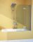 Шторка на ванну GuteWetter Lux Pearl GV-102A правая 100 см стекло бесцветное, профиль хром