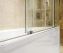 Шторка на ванну GuteWetter Slide Part GV-865 левая 170x70 см стекло бесцветное, профиль хром