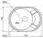 Мойка кухонная Portu PG-5802 серая